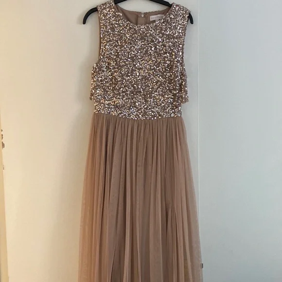 maya blush bridesmaid dresses Sale Ready-to-Ship Sequin Bridesmaid Dress main image 1